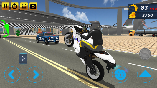 اسکرین شات بازی Police Stunt Bike Simulator 4