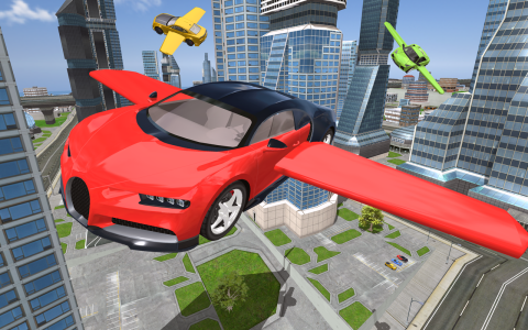 اسکرین شات 5 بازی Flying Car Games Car Simulator