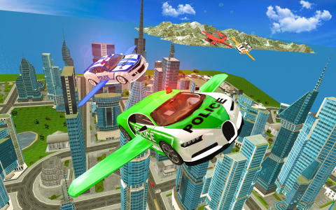 اسکرین شات بازی Drive Real Police Flying Car 3