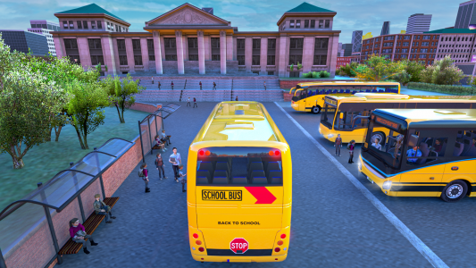 اسکرین شات بازی School Bus Game: Driving Sim 2