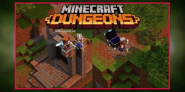 اسکرین شات برنامه DUNGEONS— Minecraft MMO Map For Minecraft PE 1
