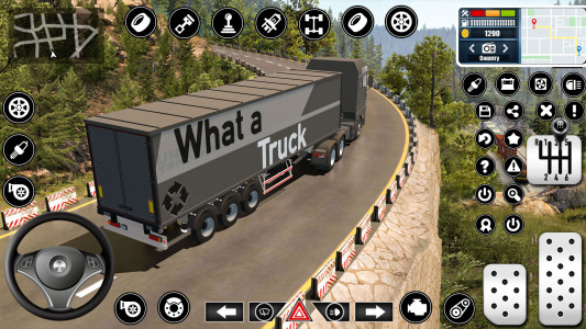 اسکرین شات 1 برنامه Cargo Delivery Truck Games 3D