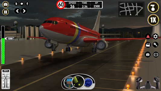 اسکرین شات بازی Plane Pilot Flight Simulator 3