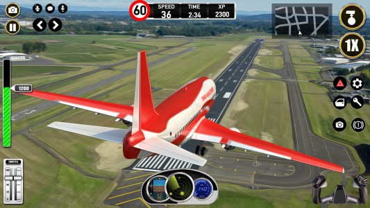 اسکرین شات بازی Plane Pilot Flight Simulator 4