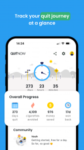اسکرین شات برنامه QuitNow: Quit smoking for good 2