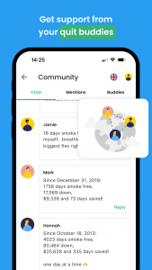 اسکرین شات برنامه QuitNow: Quit smoking for good 6