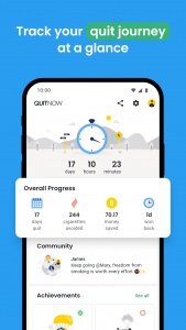 اسکرین شات 2 برنامه QuitNow: Quit smoking for good