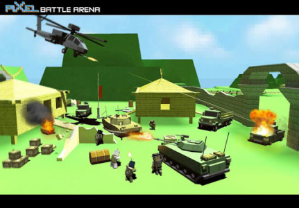 اسکرین شات بازی Pixel Battle Arena Multiplayer 7