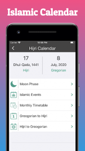 اسکرین شات برنامه Islamic Calendar 2020 - Muslim Hijri Date & Islam 5