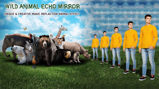 اسکرین شات برنامه Echo Animal Effect : Echo Mirror Style 1