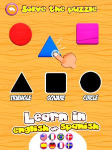 اسکرین شات بازی Preschool learning games for kids: shapes & colors 1