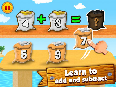 اسکرین شات بازی Math Land: Kids Addition Games 1
