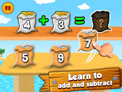 اسکرین شات 1 بازی Math Land: Kids Addition Games