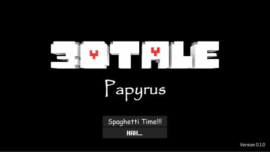 اسکرین شات 1 بازی 3DTale - Papyrus