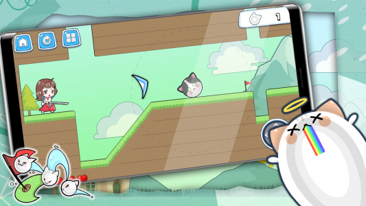 اسکرین شات بازی Crazy Golf Cat 4