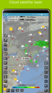 اسکرین شات 3 برنامه eMap HDF: weather & earthquake