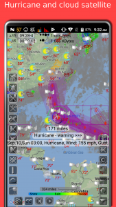 اسکرین شات برنامه eMap HDF: weather & earthquake 1