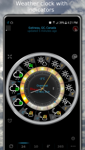 اسکرین شات 1 برنامه eWeather HDF: weather & alerts