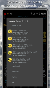 اسکرین شات 4 برنامه eWeather HDF - weather app