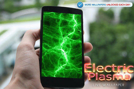 اسکرین شات برنامه Electric Plasma Live Wallpaper 6