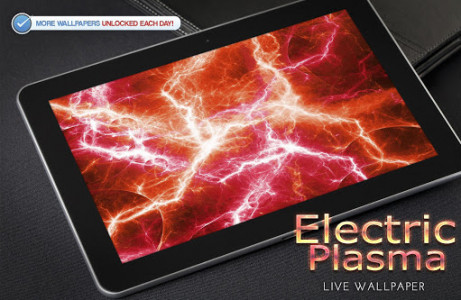 اسکرین شات برنامه Electric Plasma Live Wallpaper 7