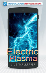 اسکرین شات برنامه Electric Plasma Live Wallpaper 1