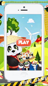 اسکرین شات بازی Chef Panda Sushi Make Game 1