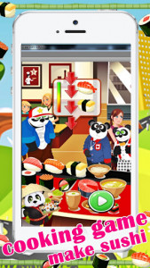 اسکرین شات بازی Chef Panda Sushi Make Game 2