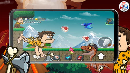 اسکرین شات بازی Caveman Hero Adventure Game 4