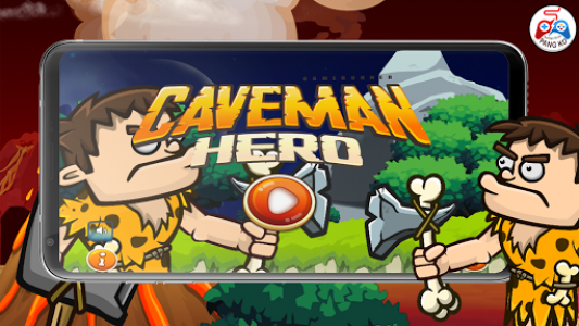 اسکرین شات بازی Caveman Hero Adventure Game 1