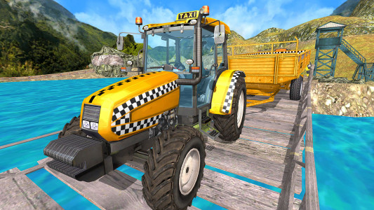 اسکرین شات بازی Tractor Taxi Simulator 2023 3