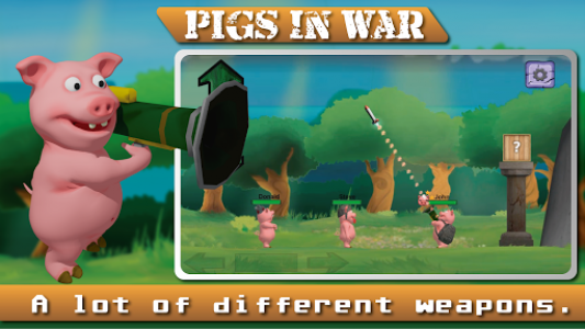 اسکرین شات بازی Angry  Pigs In War Strategy offline Games 1