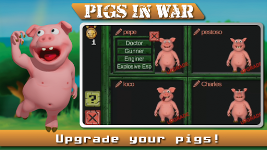 اسکرین شات بازی Angry  Pigs In War Strategy offline Games 3