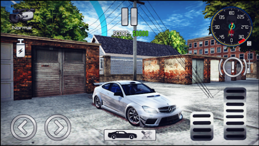 اسکرین شات برنامه C63 Drift & Driving Simulator 5
