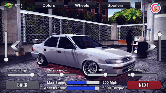 اسکرین شات برنامه Corolla Drift Simulator 2