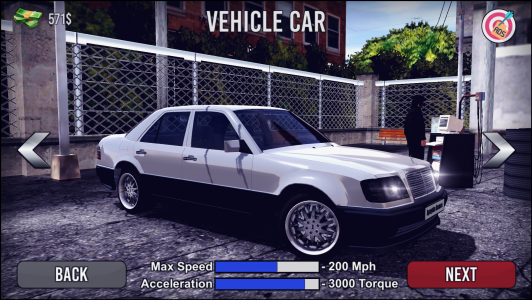 اسکرین شات بازی E500 Drift Simulator 1