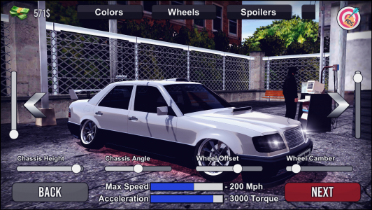 اسکرین شات بازی E500 Drift Simulator 2