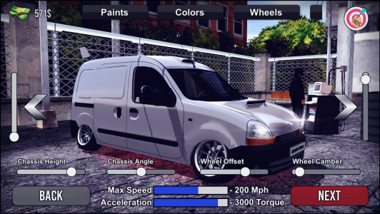 اسکرین شات بازی Kangoo Drift Simulator 2