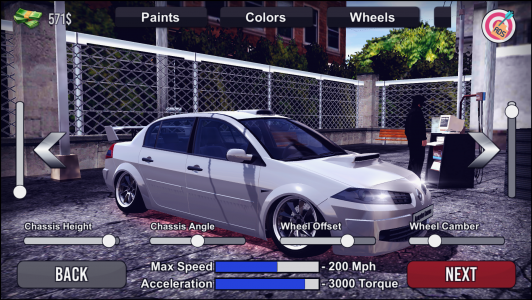 اسکرین شات بازی Megane Drift Simulator 2