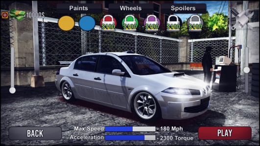 اسکرین شات بازی Megane Drift Simulator 2