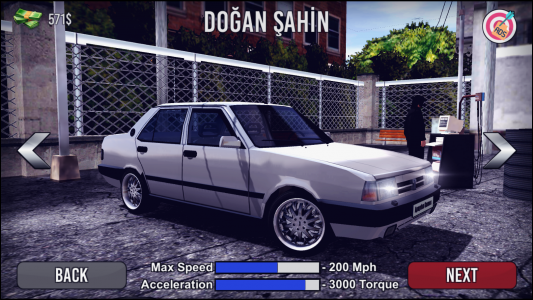 اسکرین شات بازی Tofaş Drift Simulator 1