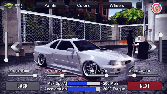 اسکرین شات بازی Skyline Drift Simulator 2