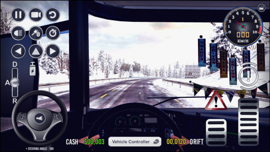 اسکرین شات بازی Truck Snowy Driving Simulator 4