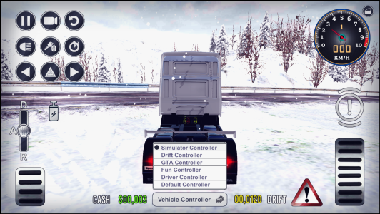 اسکرین شات 6 بازی Truck Snowy Driving Simulator