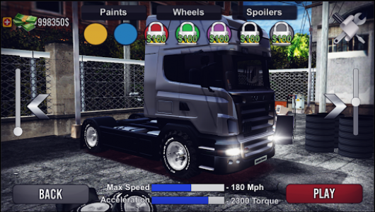 اسکرین شات بازی Truck V8 Drift & Driving Simulator 2
