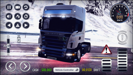 اسکرین شات بازی Truck Snowy Driving Simulator 3