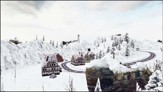 اسکرین شات بازی Tofas Snowy Car Driving Simulator 7