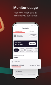 اسکرین شات 2 برنامه e& UAE