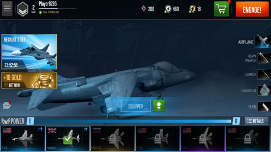 اسکرین شات بازی هواپیماهای جنگی | نسخه مود شده 3