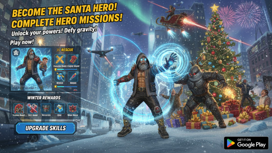 اسکرین شات 6 بازی Crime Santa: Rope Hero